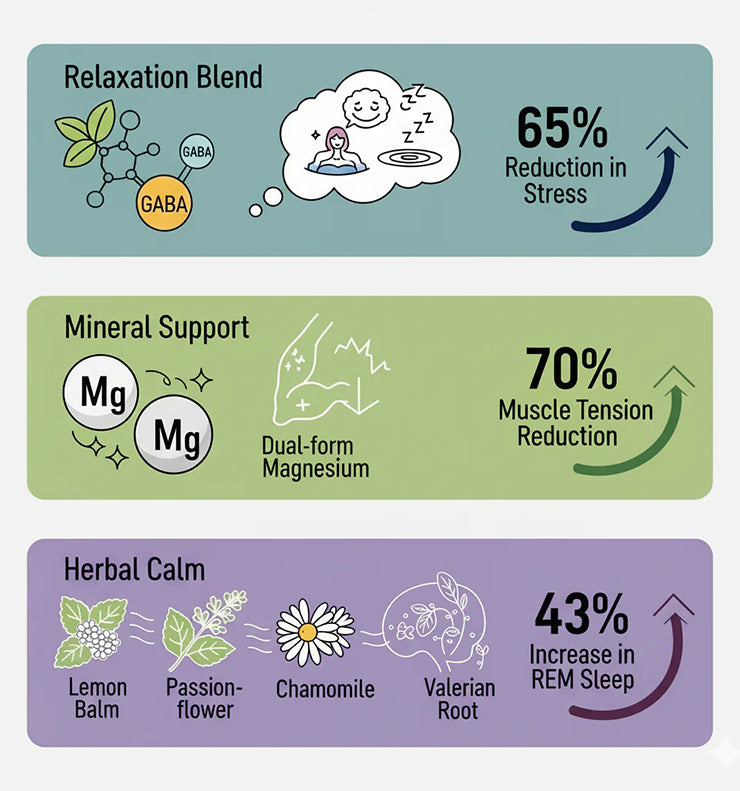 SlumberAid™ - Melatonin-Free Relaxation & Deep Sleep Support